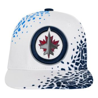 Winnipeg Jets dětská čepice flat kšiltovka New Edge Flatbrim Snapback