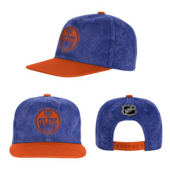 Edmonton Oilers dětská čepice flat kšiltovka True Retro Deadstock Snapback