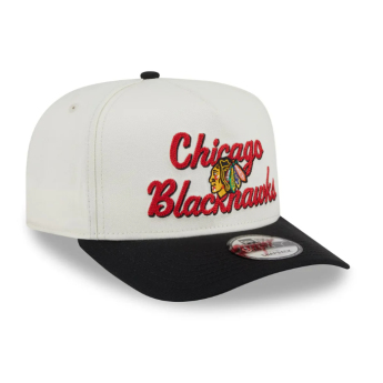 Chicago Blackhawks čepice baseballová kšiltovka New Era 950AF Chainstitch white