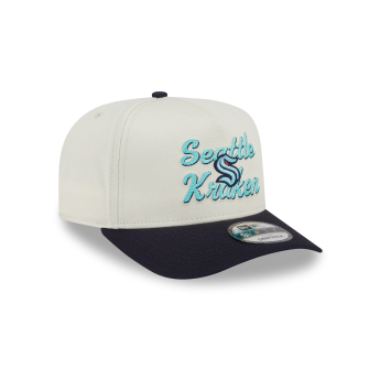Seattle Kraken čepice baseballová kšiltovka New Era 950AF Chainstitch white