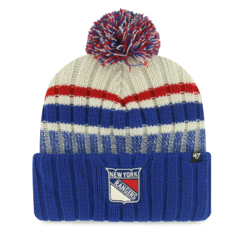 New York Rangers zimní čepice Long Range 47 Cuff Knit Natural