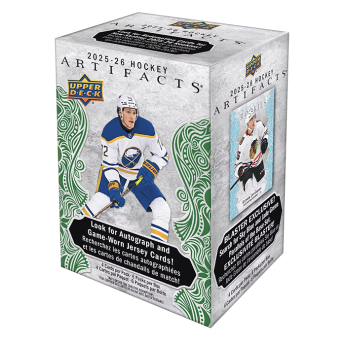 NHL boxy hokejové karty NHL 2025-26 Upper Deck Artifacts Blaster Box