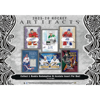 NHL boxy hokejové karty NHL 2025-26 Upper Deck Artifacts Blaster Box