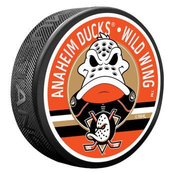 Anaheim Ducks puk Wild Wing Mascot Textured
