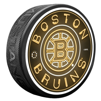 Boston Bruins puk Neon