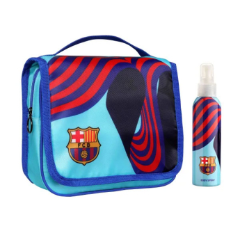 FC Barcelona toaletní taška blue + body cologne 150 ml