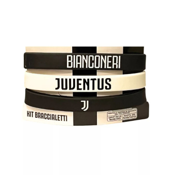 Juventus Turín gumový náramek 3pack Silicone
