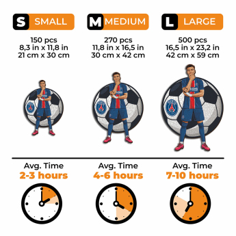 Paris Saint Germain dřevěné puzzle Désiré Doué 150 pcs