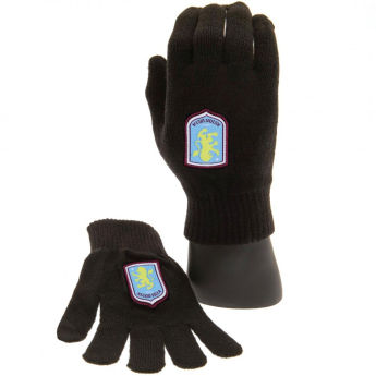 Aston Villa dětské rukavice Knitted Gloves Junior