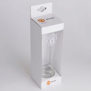 Manchester United sklenice Mono Crest Tall Beer Glass