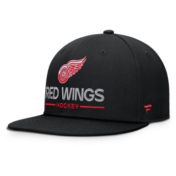 Detroit Red Wings čepice flat kšiltovka Authentic Pro A/Cap Flat Brim Square Visor Structured Adjustable