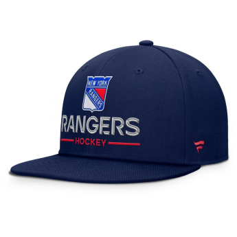 New York Rangers čepice flat kšiltovka Authentic Pro A/Cap Flat Brim Square Visor Structured Adjustable