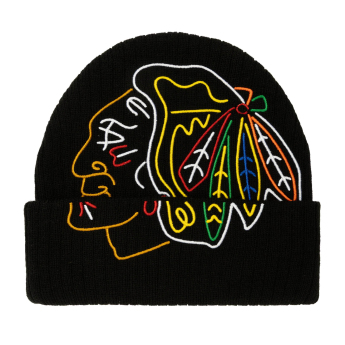 Chicago Blackhawks zimní čepice Line Light Knit black