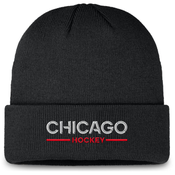 Chicago Blackhawks zimní čepice Authentic Pro A/Cap Cuffed Beanie