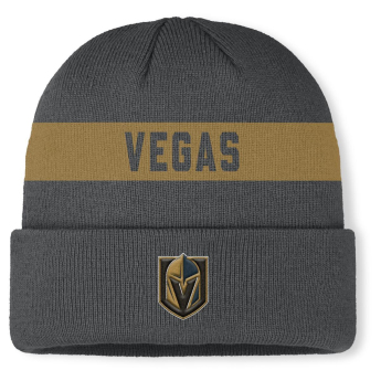 Vegas Golden Knights zimní čepice Authentic Pro A/Cap Cuffed inscription