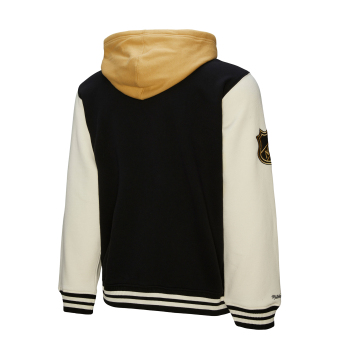 Vegas Golden Knights pánská mikina s kapucí Courtside Fleece Button Front Vintage Logo