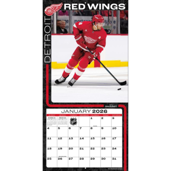 Detroit Red Wings kalendář 2026 Wall