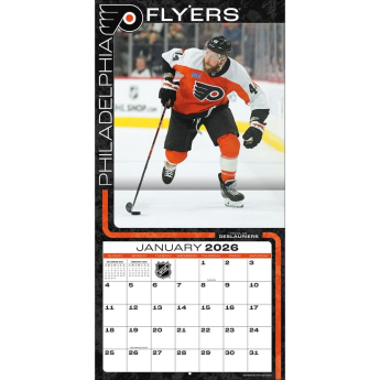 Philadelphia Flyers kalendář 2026 Wall