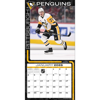 Pittsburgh Penguins kalendář 2026 Wall