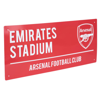 FC Arsenal cedule na zeď Colour Street