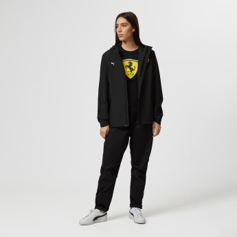 Ferrari pánská bunda s kapucí Rain Black F1 Team 2023