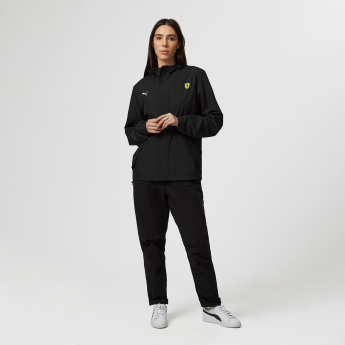 Ferrari pánská bunda s kapucí Rain Black F1 Team 2023