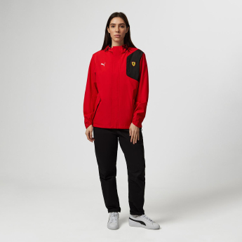 Ferrari pánská bunda s kapucí Rain Red F1 Team 2023