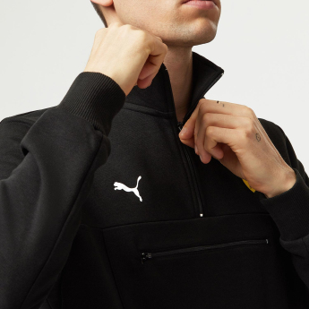 Ferrari pánská mikina 1/4 Zip Black F1 Team 2023