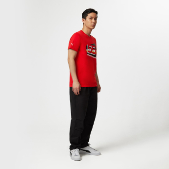 Ferrari pánské tričko Sainz Driver Red F1 Team 2023