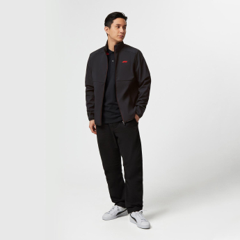 Formule 1 pánská bunda Logo Softshell Black F1 Team 2023