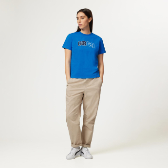 Mercedes AMG Petronas dámské tričko George Russell Logo blue F1 Team 2023