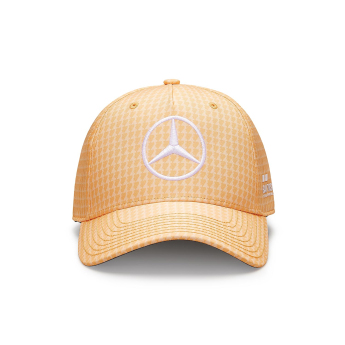 Mercedes AMG Petronas čepice baseballová kšiltovka Lewis Hamilton orange F1 Team 2023