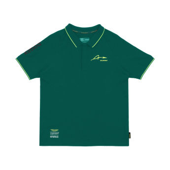 Aston Martin pánské polo tričko Alonso Kimoa green F1 Team 2025
