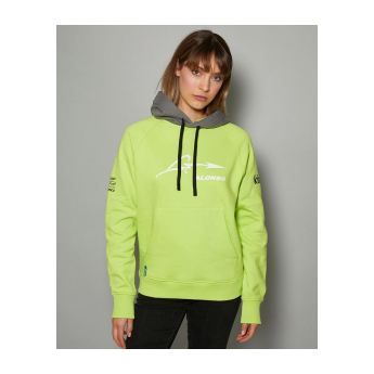 Aston Martin pánská mikina s kapucí Alonso Kimoa yellow F1 Team 2025