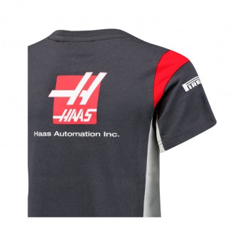 Haas F1 Team dětské tričko grey 2017