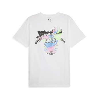 Mercedes AMG Petronas pánské tričko Singapore white F1 Team 2023