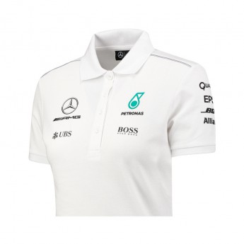 Mercedes AMG Petronas dámské polo tričko white F1 Team 2017