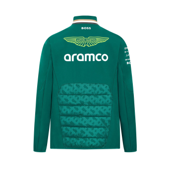 Aston Martin pánská bunda Hybrid green F1 Team 2024