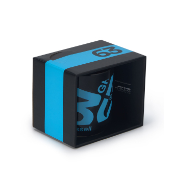 Mercedes AMG Petronas hrníček George Russell black F1 Team 2024