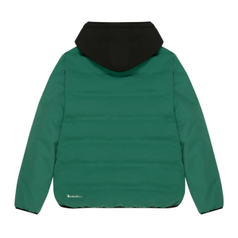 Aston Martin pánská bunda s kapucí Puffy Alonso green F1 Team 2025