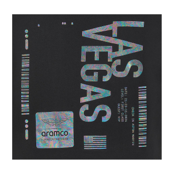 Aston Martin pánské tričko Las Vegas GP black F1 Team 2024