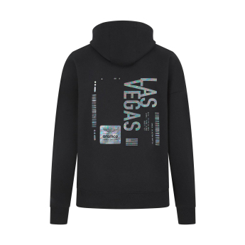 Aston Martin pánská mikina s kapucí Las Vegas GP black F1 Team 2024