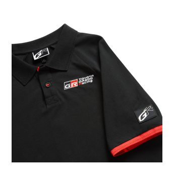 Toyota Gazoo Racing pánské polo tričko GR Logo black 2024