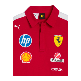 Ferrari pánské polo tričko official Teamline Replica F1 Team 2025