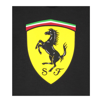 Ferrari dětská mikina s kapucí Shield black F1 Team 2025