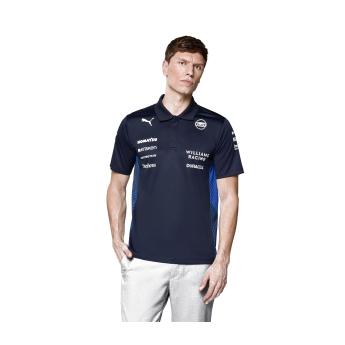Williams Martini Racing pánské polo tričko official Teamline Replica black F1 Team 2025