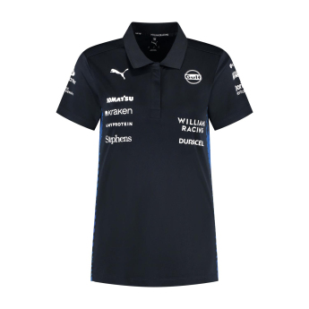 Williams Martini Racing dámské polo tričko official Teamline Replica black F1 Team 2025