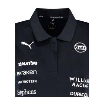 Williams Martini Racing dámské polo tričko official Teamline Replica black F1 Team 2025