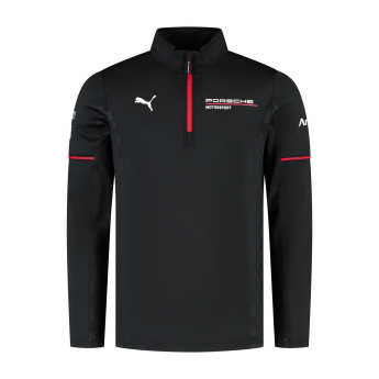 Porsche Motorsport pánská mikina 1/4 Zip Mid-layer black Team 2026