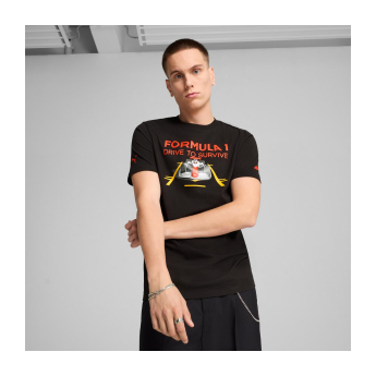 Formule 1 pánské tričko DTS Graphic black F1 Team 2025